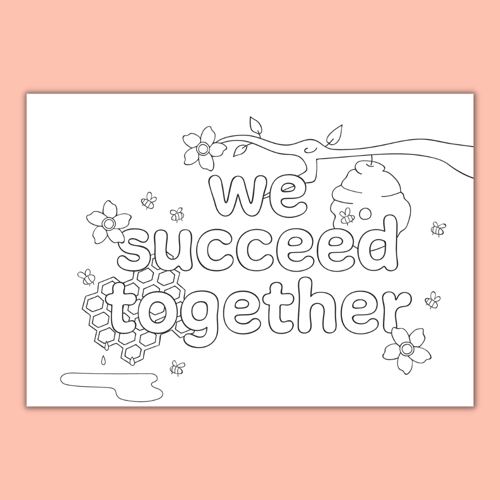 We Succeed Together - bees