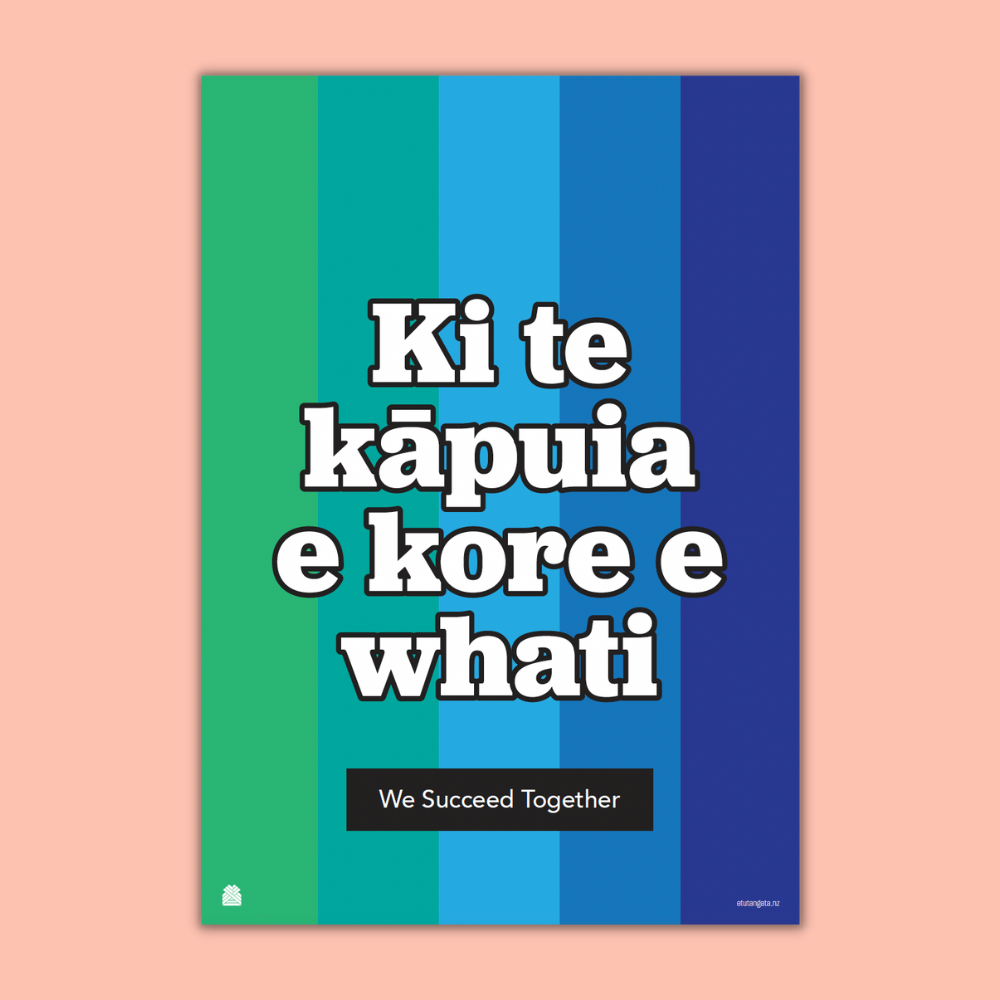 Ki Te Kāpuia E Kore E Whati - Poster
