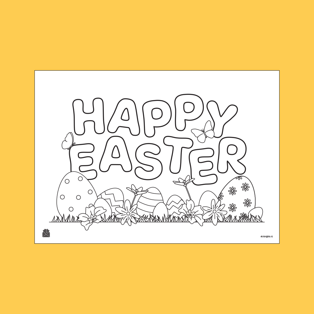 Easter Colouring Page