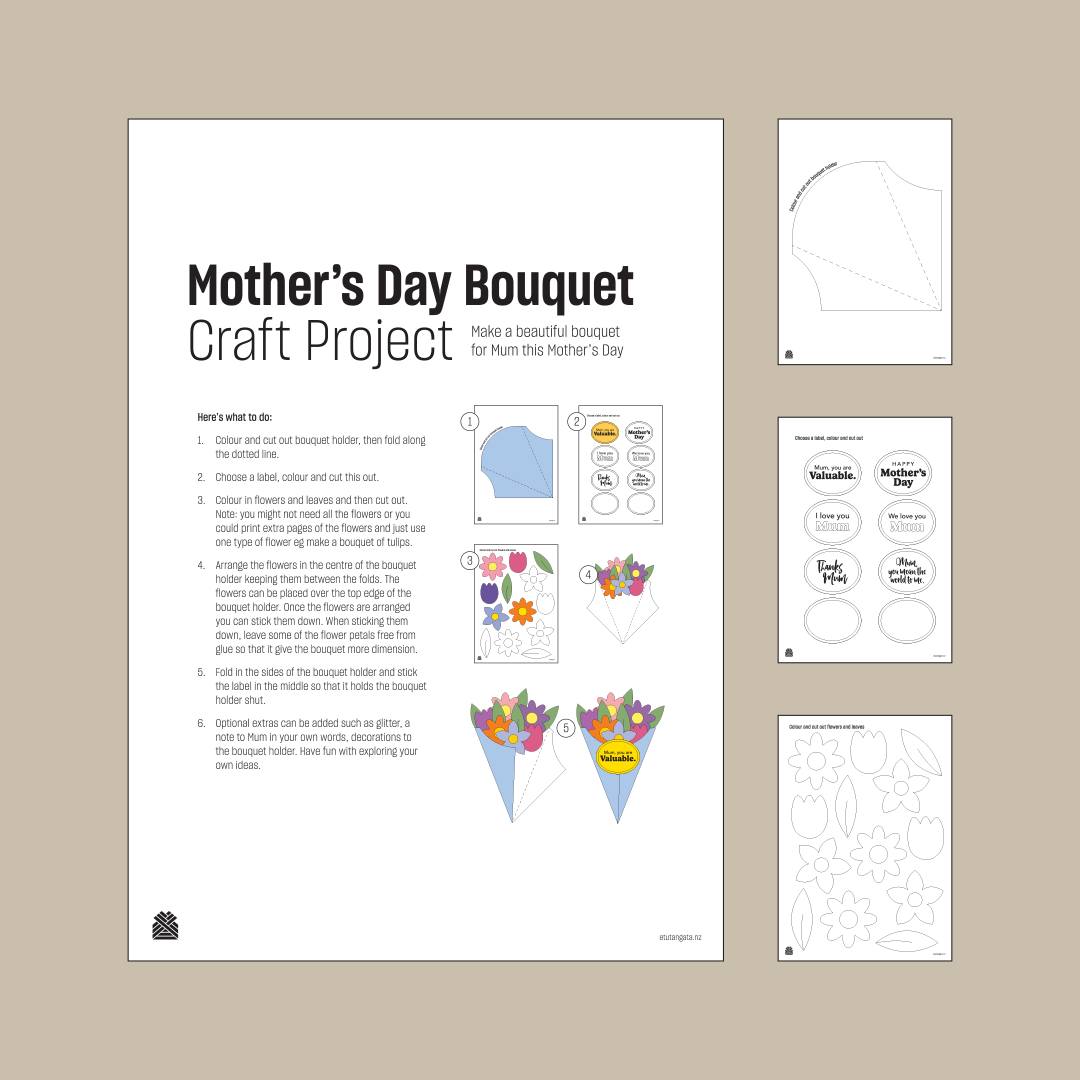 Mother's Day Bouquet Craft Activity