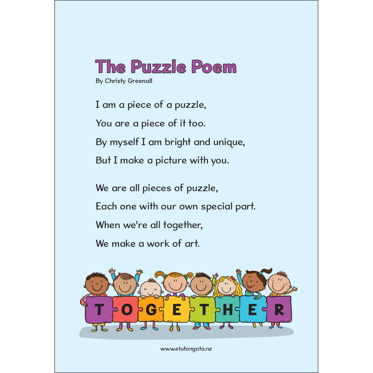 The Puzzle Poem - Colour