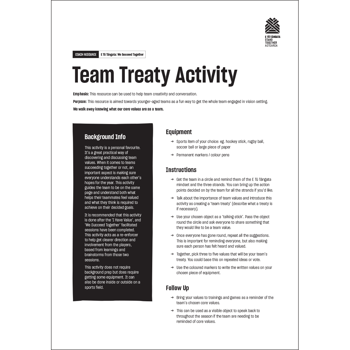 team treaty